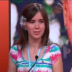 La ganadora del Certamen 2009