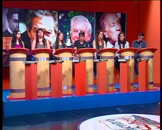 Una numerosa semifinal con 5 chicas y 2 varones.
