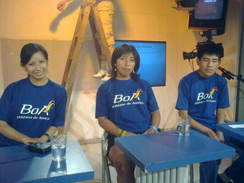 Participantes de Bolivia