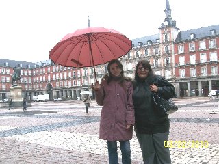 Plaza Mayor - Viaje a España de Ingrid Ardiles participante de la edicion 2009