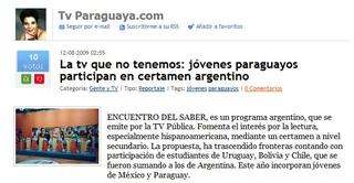 Las repercuciones de EDS en la prensa paraguaya